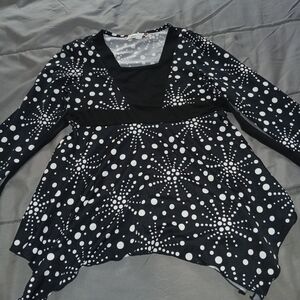 Elegant Polka Dot Women's Blouse
